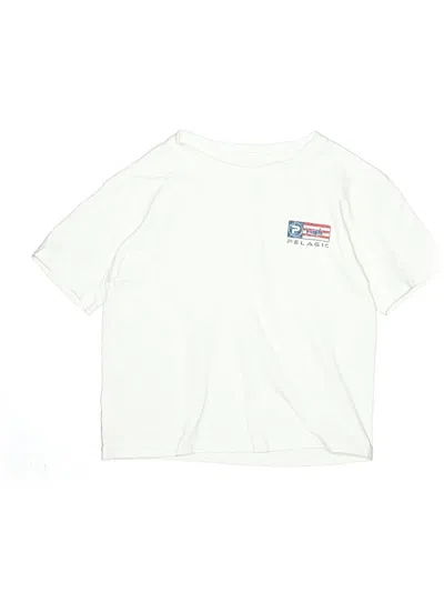 Pre-owned Pelagic Kids' Short Sleeve T-shirt In White
