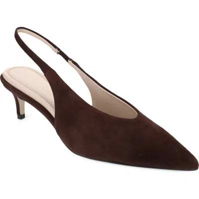 Pelle Moda Abbee Leather Slingback Pump In Multi