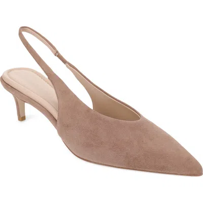 Pelle Moda Abbee Leather Slingback Pump In Multi