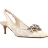 Pelle Moda Adenn Kitten Heel Slingback Pump