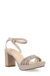 Pelle Moda Aliana Ankle Strap Sandal In Neutral