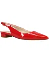 Pelle Moda Allin Patent Flat In Red