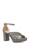 Pelle Moda Amber Ankle Strap Platform Sandal