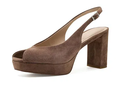 Pelle Moda Andee Women's Dress Sandals Taupe: 9.5 M, Leather In Brown