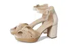 Pelle Moda Anesa Ankle Strap Platform Sandal In Gold