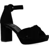 Pelle Moda Anesa Ankle Strap Platform Sandal In Black
