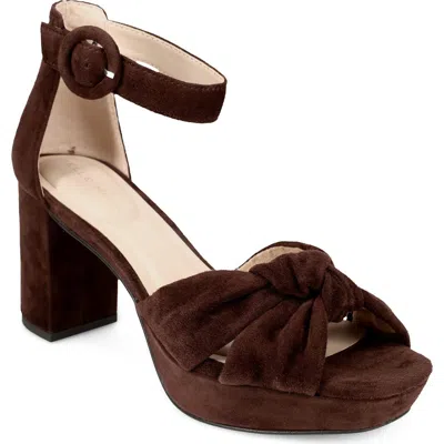 Pelle Moda Anesa Sandal In Chocolate