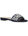 Pelle Moda Bayer 3 Fabric Sandal In Blue