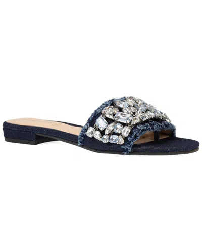 Pelle Moda Bayer 3 Fabric Sandal In Blue