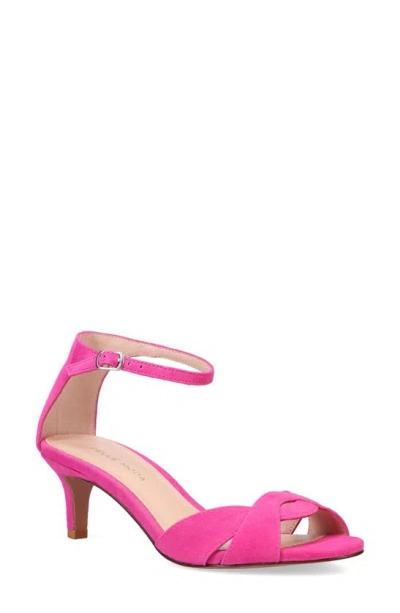 Pelle Moda Bekim Kitten Heel Sandal In Hyper Pink