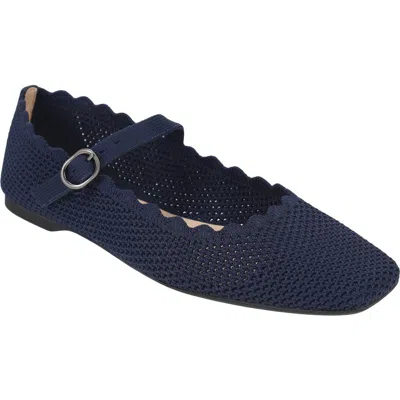 Pelle Moda Daely Mary Jane Flat In Blue