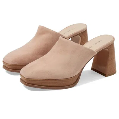 Pelle Moda Dilani Mule Womens Blush Leather Platform Sandals Htat1117 In Pink