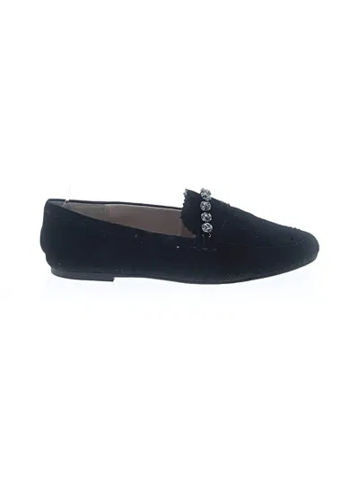 Pre-owned Pelle Moda Flats In Black