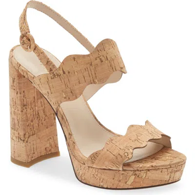 Pelle Moda Gavi Platform Sandal In Natural