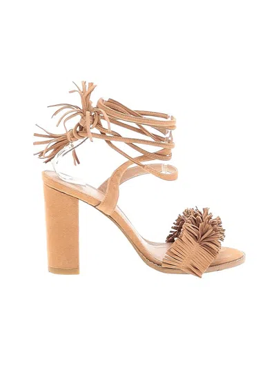 Pre-owned Pelle Moda Heels In Brown