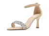 Pelle Moda Heidy Ankle Strap Sandal In Silver