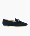 Pelle Moda Herron Suede Loafers In Dark Green In Multi