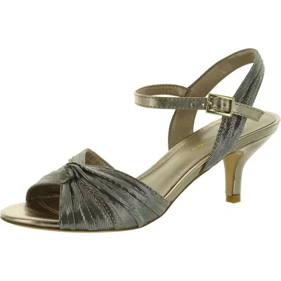 Pelle Moda Iliza Womens Ankle Strap Open Toe Heels In Multi