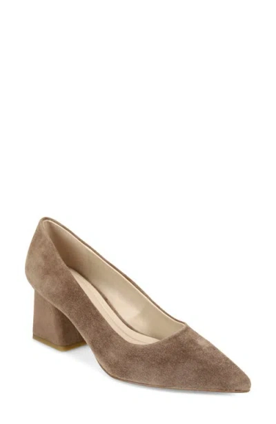 Pelle Moda Inell Pointed Toe Pump In Brown