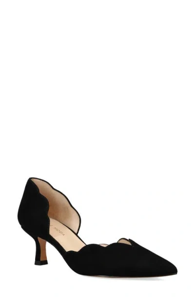 Pelle Moda Women's Keala Heeled Sandals In Black Kid Suede