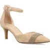 Pelle Moda Kelda Pointed Toe Pump In Latte