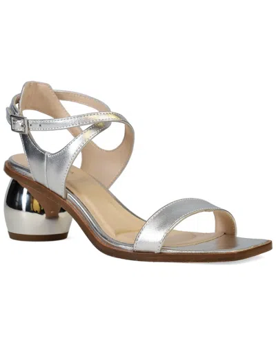 Pelle Moda Laika 2 Leather Sandal In Silver