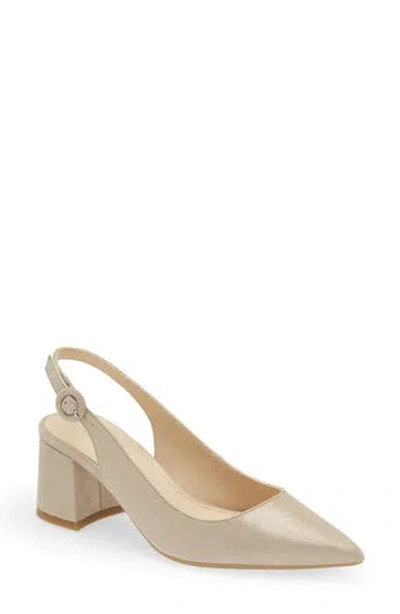 Pelle Moda Lake Slingback Pump In Dark Taupe