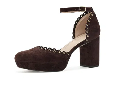 Pelle Moda Leana Women's Shoes Chocolate: 10 M, Suede In Brown
