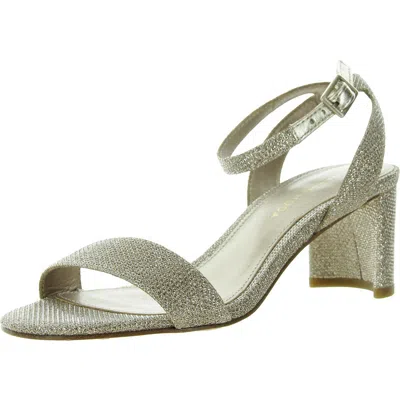 Pelle Moda Moira 2 Womens Glitter Manmade Ankle Strap In Multi