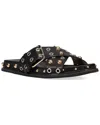 Pelle Moda Niana Leather Sandal In Black