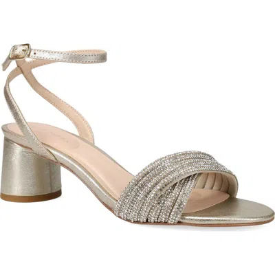 Pelle Moda Noli Ankle Strap Sandal In Silver