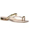 Pelle Moda Ondra Leather Sandal In Metallic
