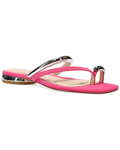 Pelle Moda Ondra Suede Sandal In Pink