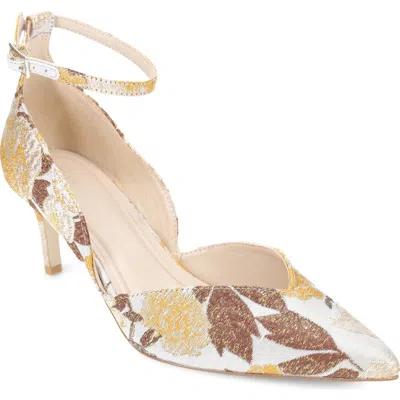 Pelle Moda Ragan Pointed Toe Leather Pump In Multi