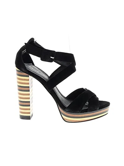 Pre-owned Pelle Moda Sandals In Black
