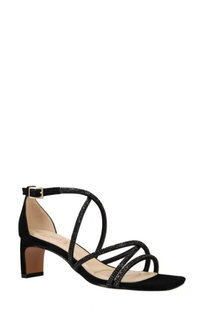 Pelle Moda Teena Ankle Strap Sandal In Black
