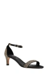 Pelle Moda Uciel Ankle Strap Sandal In Black