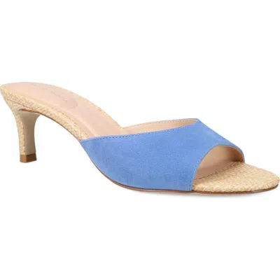 Pelle Moda Unia Slide Sandal In Blue