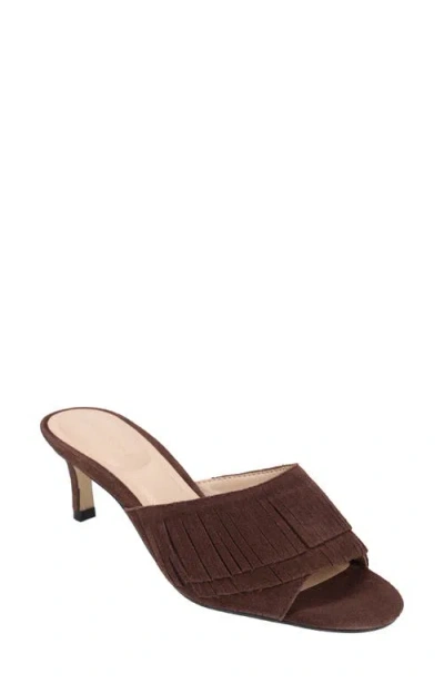 Pelle Moda Venna Fringe Slide Sandal In Multi