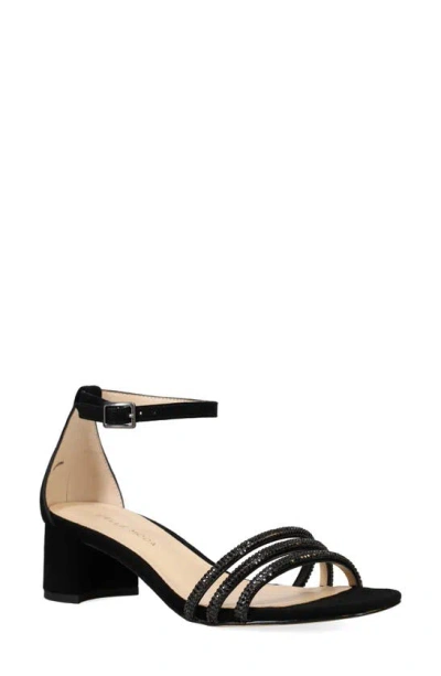 Pelle Moda Waite Ankle Strap Sandal In Black