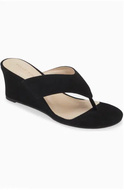 Pelle Moda Women's Abi Sandal In Black Suede