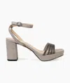 Pelle Moda Women's Aliana Platform In Pewter Shimmer In Multi