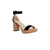 Pelle Moda Amari Platform Block Heel Sandal In Multi