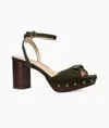 Pelle Moda Anara Platform Sandal In Green