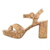 Pelle Moda Andrei Ankle Strap Platform Sandal In Multi