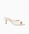 Pelle Moda Women's Balin Kitten Heel In White Patent In Multi