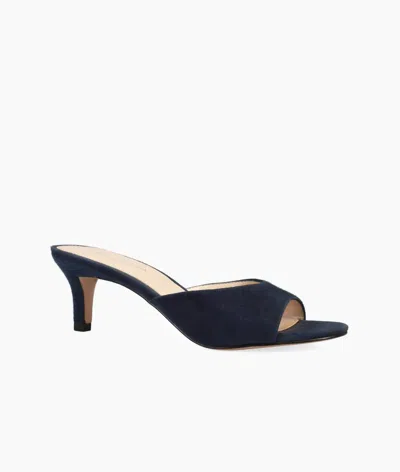 PELLE MODA WOMEN'S BALIN SLIDE SANDAL IN MIDNIGHT SUEDE