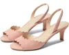 Pelle Moda Women's Benet Suede Heels In Peony Kid Suede In Multi
