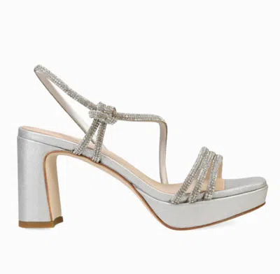 Pelle Moda Women Darine-st Sandal In Silver