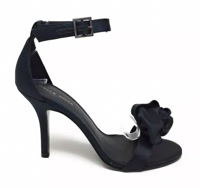 Pelle Moda Women's Evlin Sl Silk Heels In Black Silk In Blue
